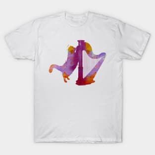 Cat and harp T-Shirt